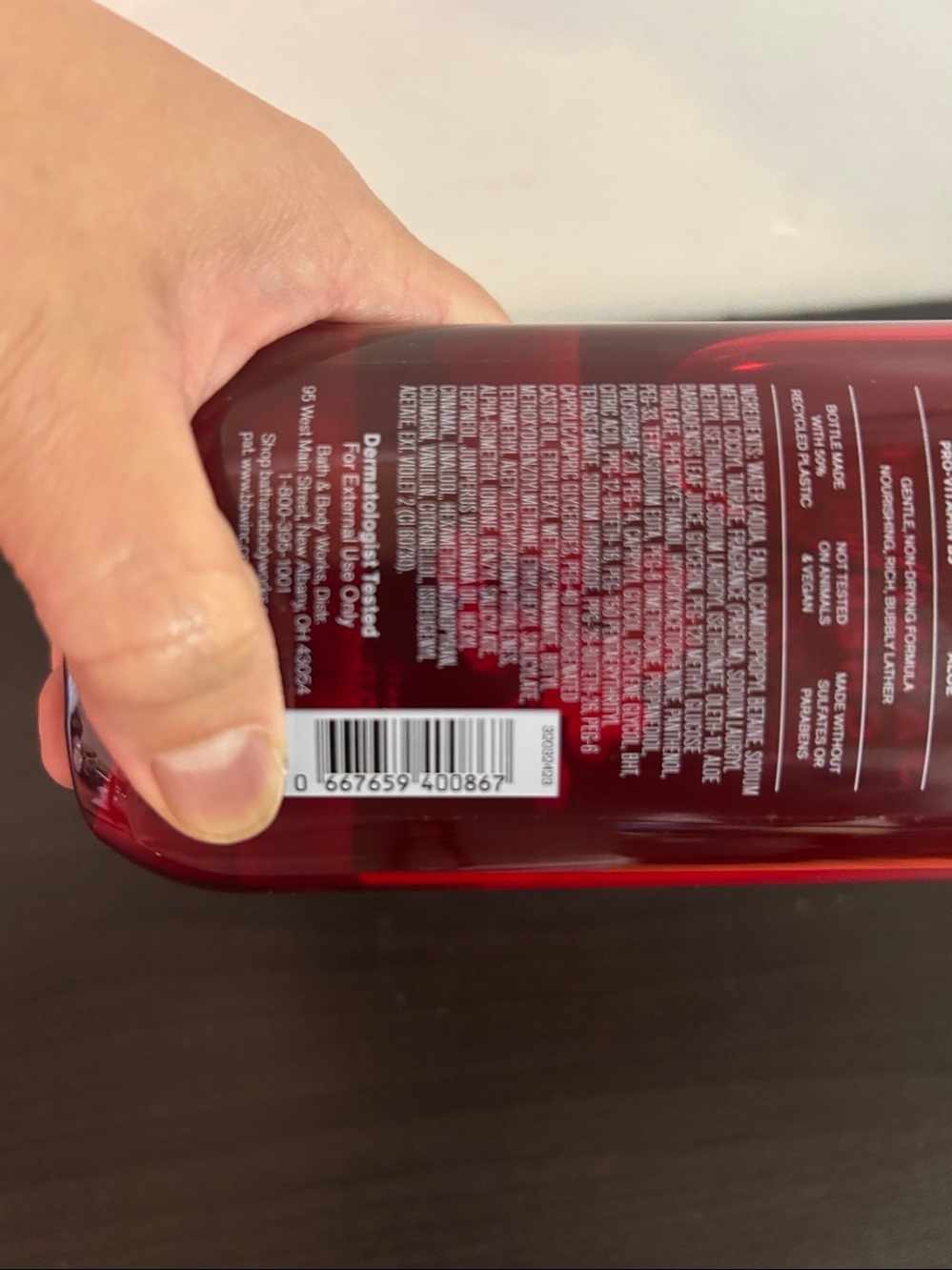 Japanese Cherry Blossom Body Wash - Picture 3 of 3